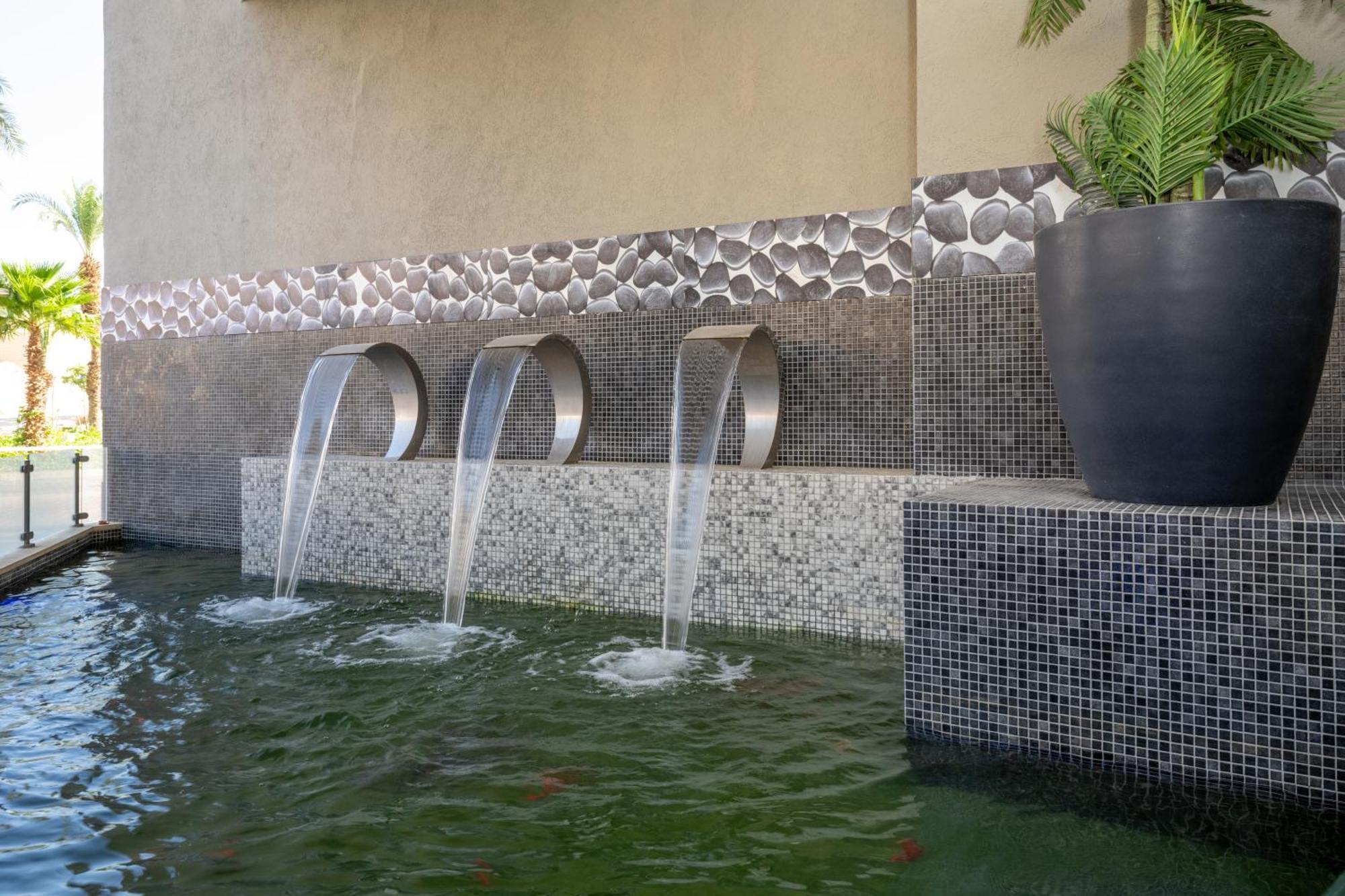 Leonardo Club Hotel Dead Sea Neve Zohar Exterior foto A water feature